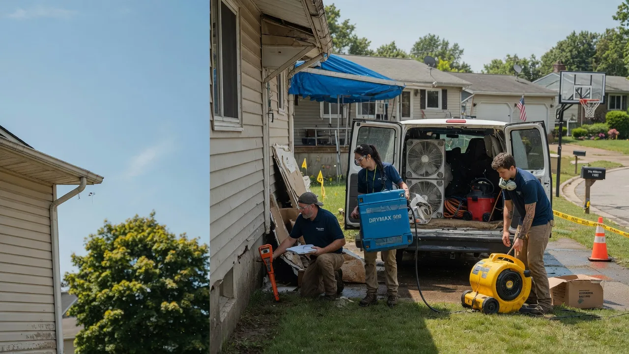 Ceiling Leak Cleanup in Potter, WI near me